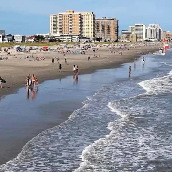 1bedroom, living room, kitchen, 1 block beach38-10 - Image 1