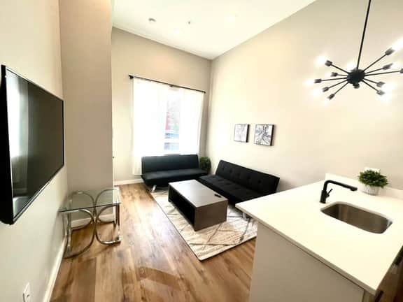 Art museum area 2 bedroom bilevel big unit &yard. - Image 2
