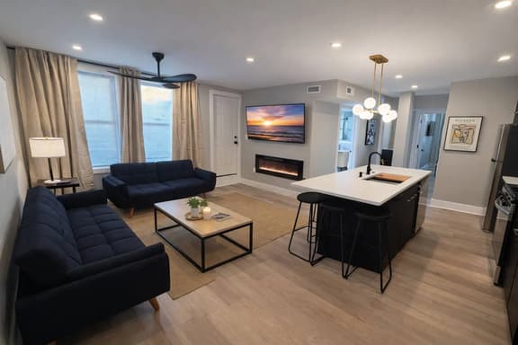 Stylish 2BR Beach Getaway – Balcony 1 block beach4 - Image 1